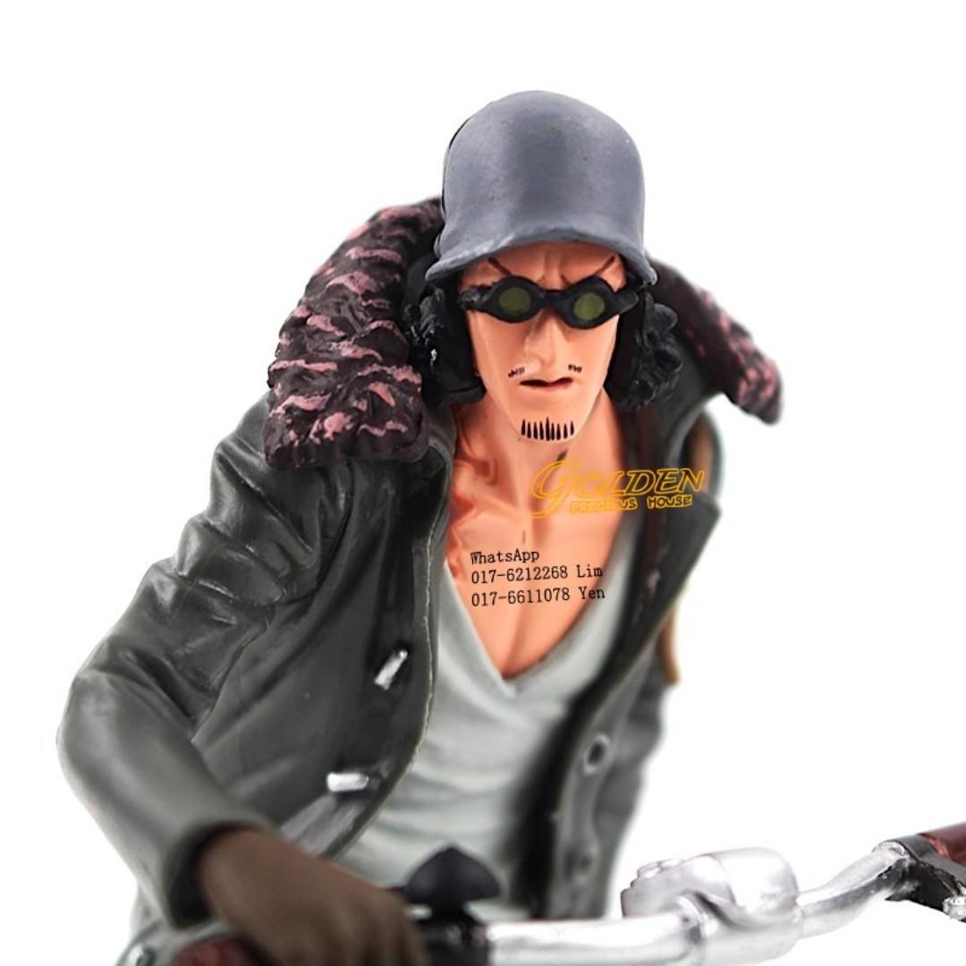 Anime One Piece Figure Kuzan Riding Bicycle Grandline Vehicle Vol.2