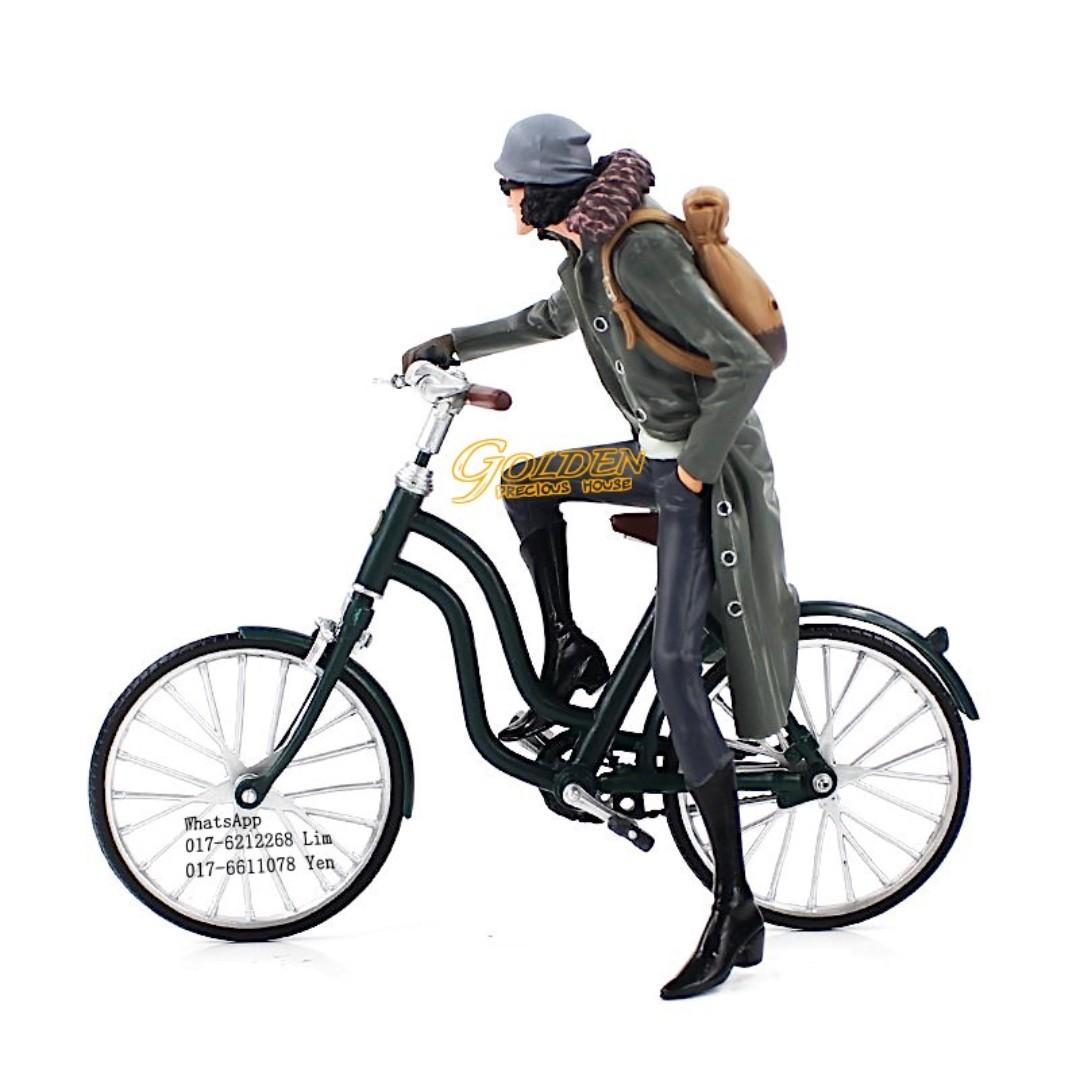 Anime One Piece Figure Kuzan Riding Bicycle Grandline Vehicle Vol.2