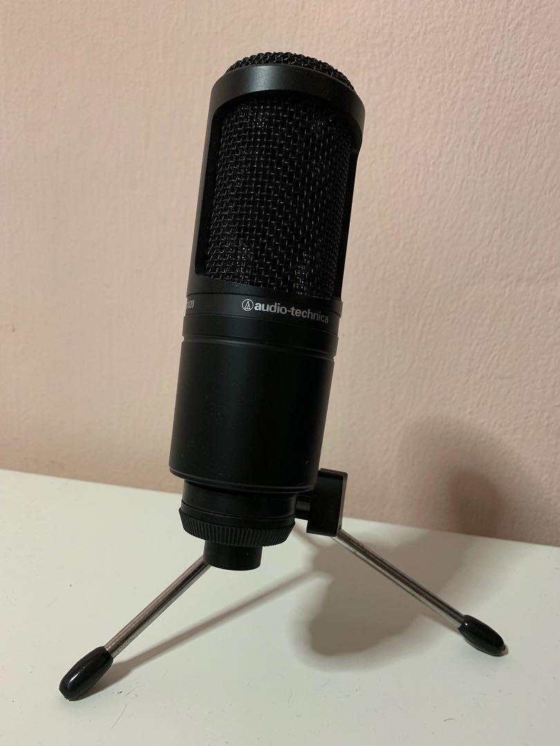 At2020 cardio condenser mic and Scarlett audio interface, Audio