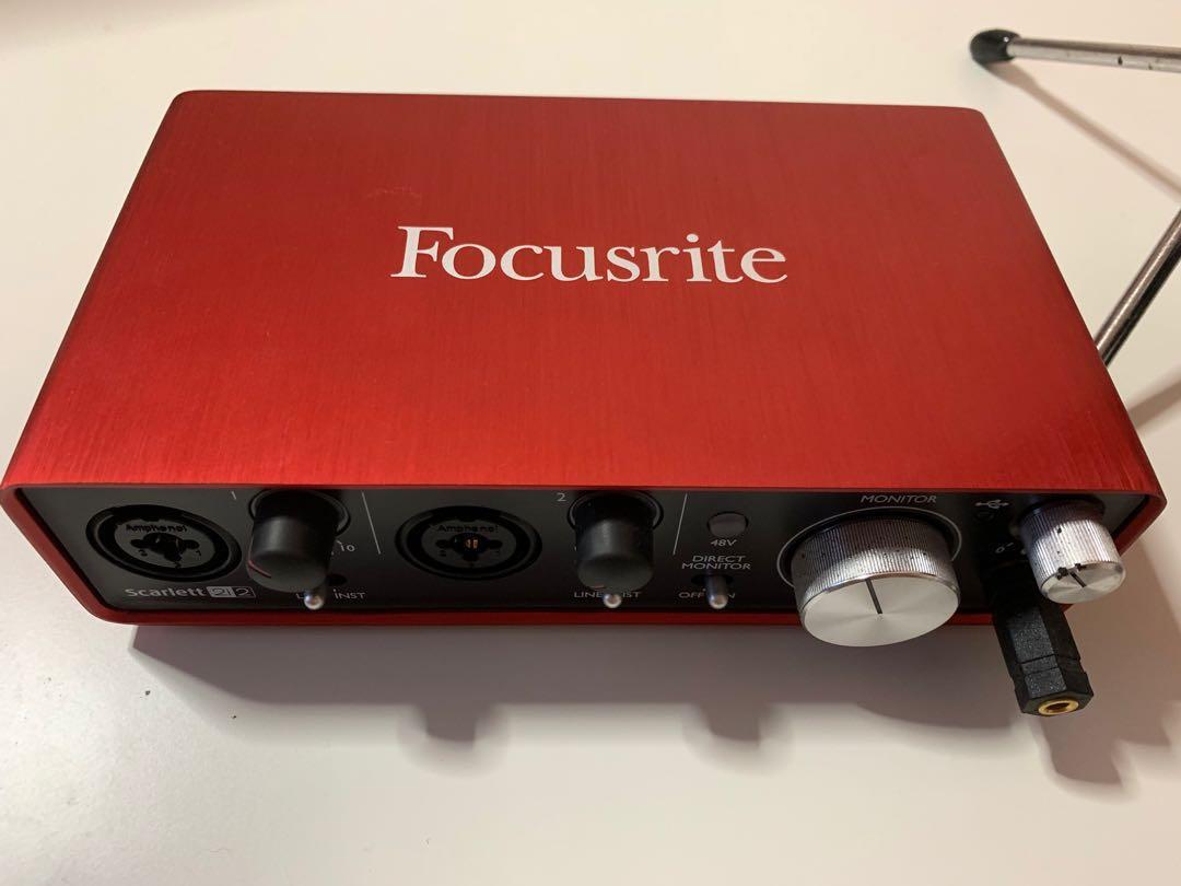 At2020 cardio condenser mic and Scarlett audio interface, Audio