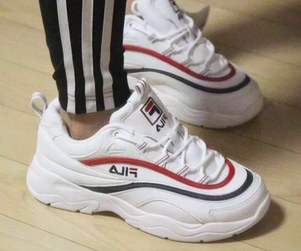 fila shoes red and blue