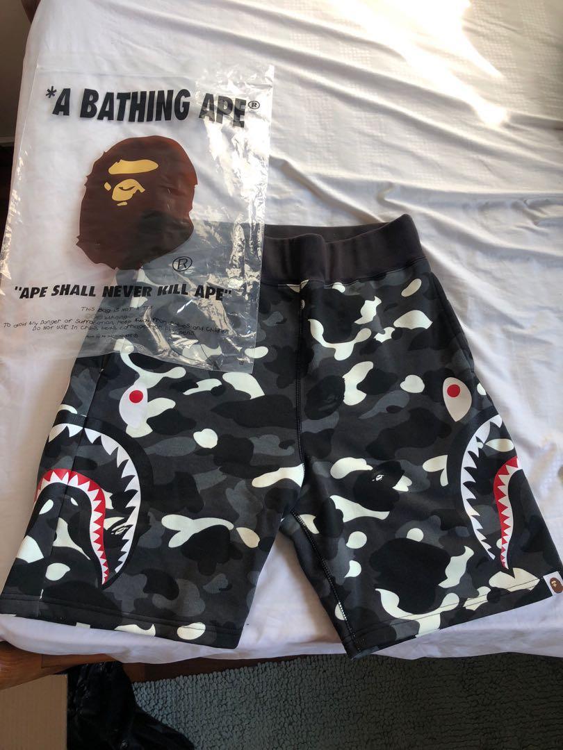 Glow in the dark bape best sale shorts