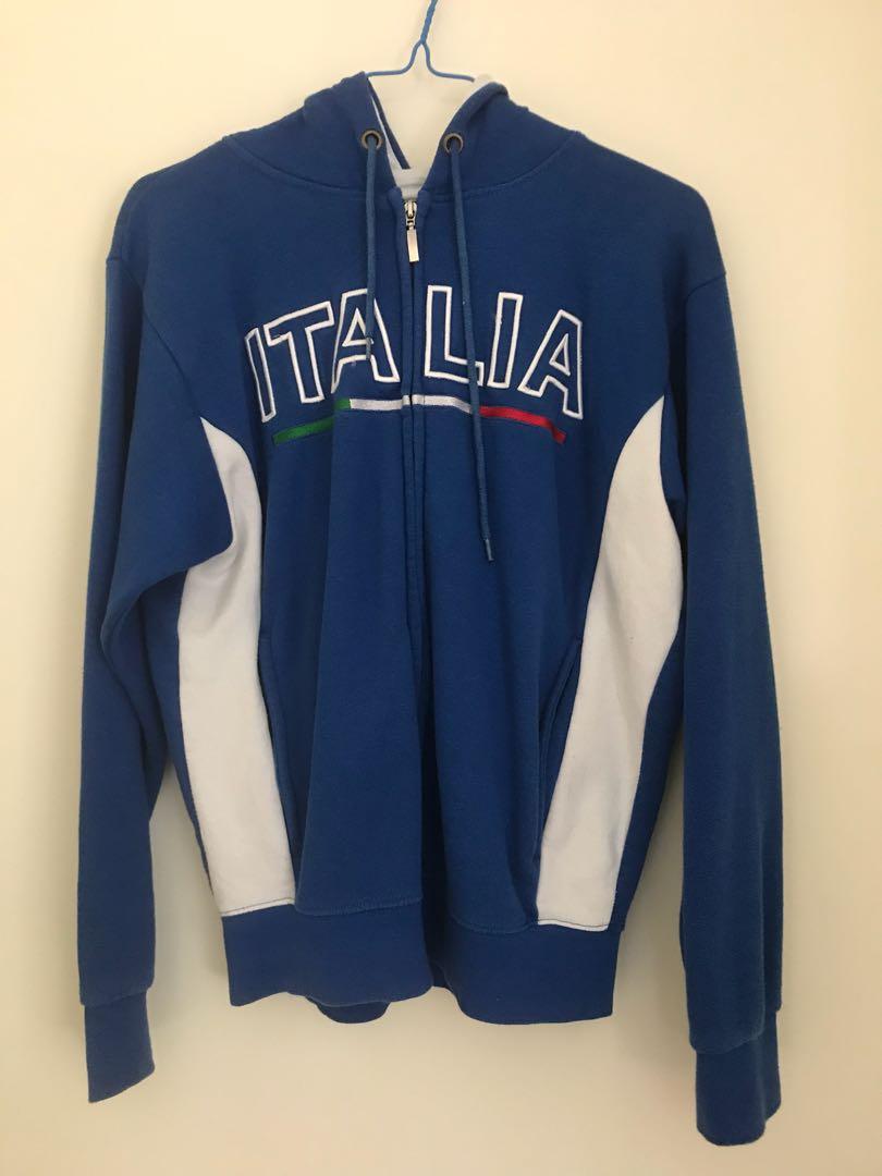 Blue Zip Up Hoodie Italy Babies Kids Boys Apparel 8 To 12 Years On Carousell - roblox ffjosh hat