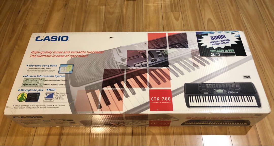 Casio keyboard CTK 700 in good condition Music Media Music Instruments on Carousell