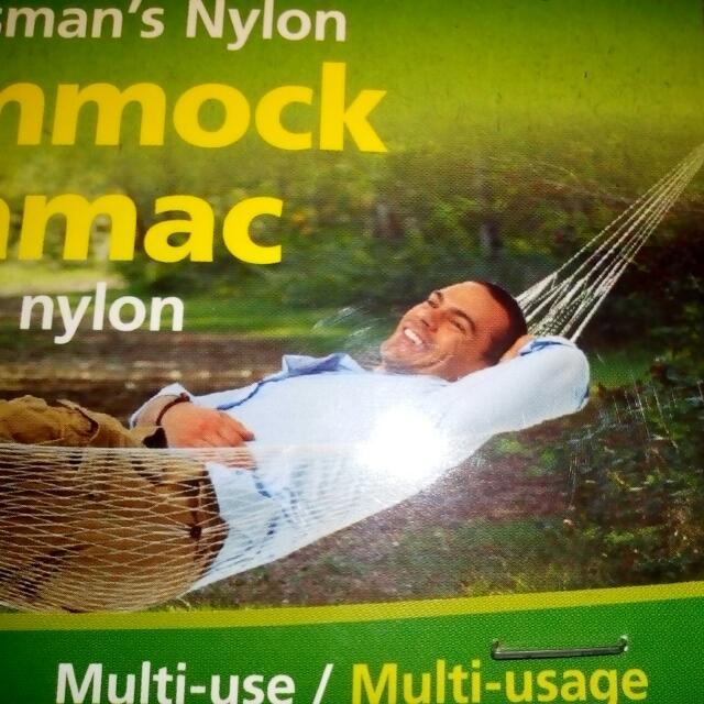 Coghlans Sportsman Nylon String Hanging Bed Hammock/ Katil Gatung