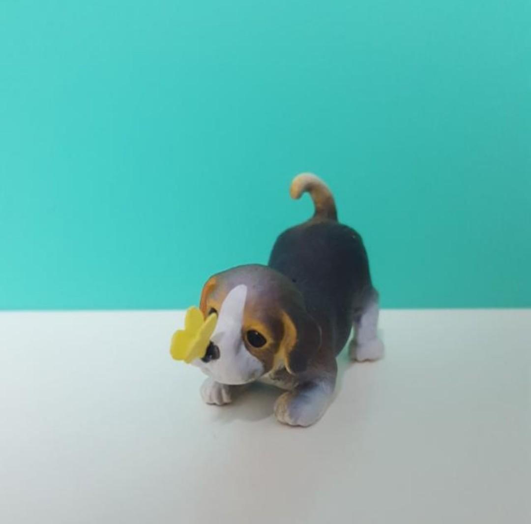 Cute Beagle Puppy Dog With Butterfly Mini Figurine Display Toys Games Bricks Figurines On Carousell