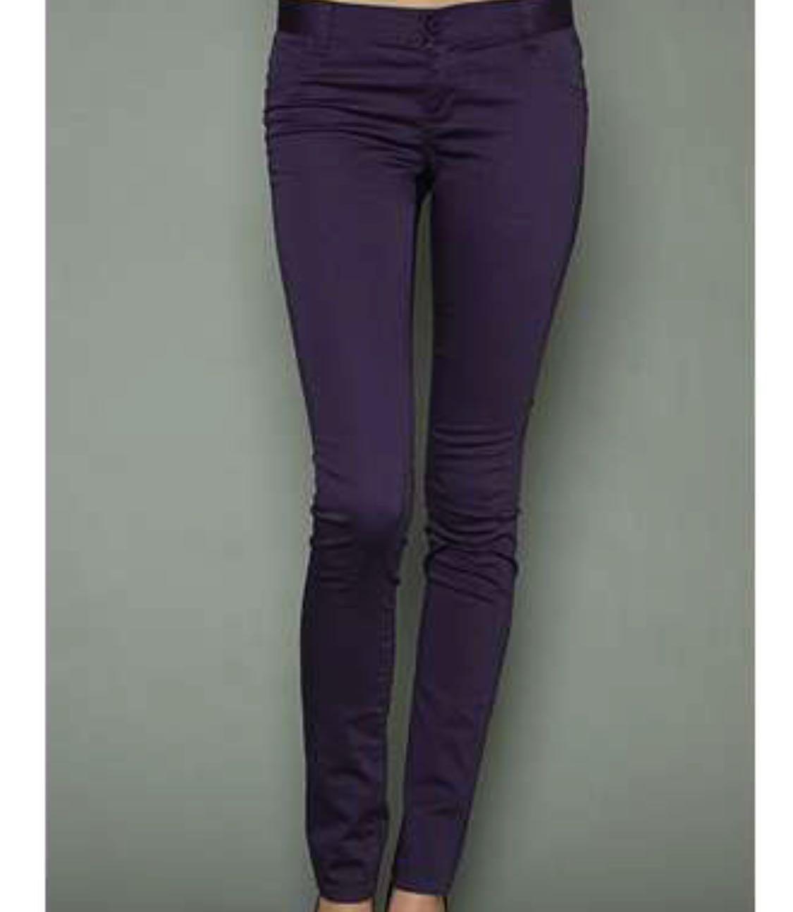purple skinny jeans womens