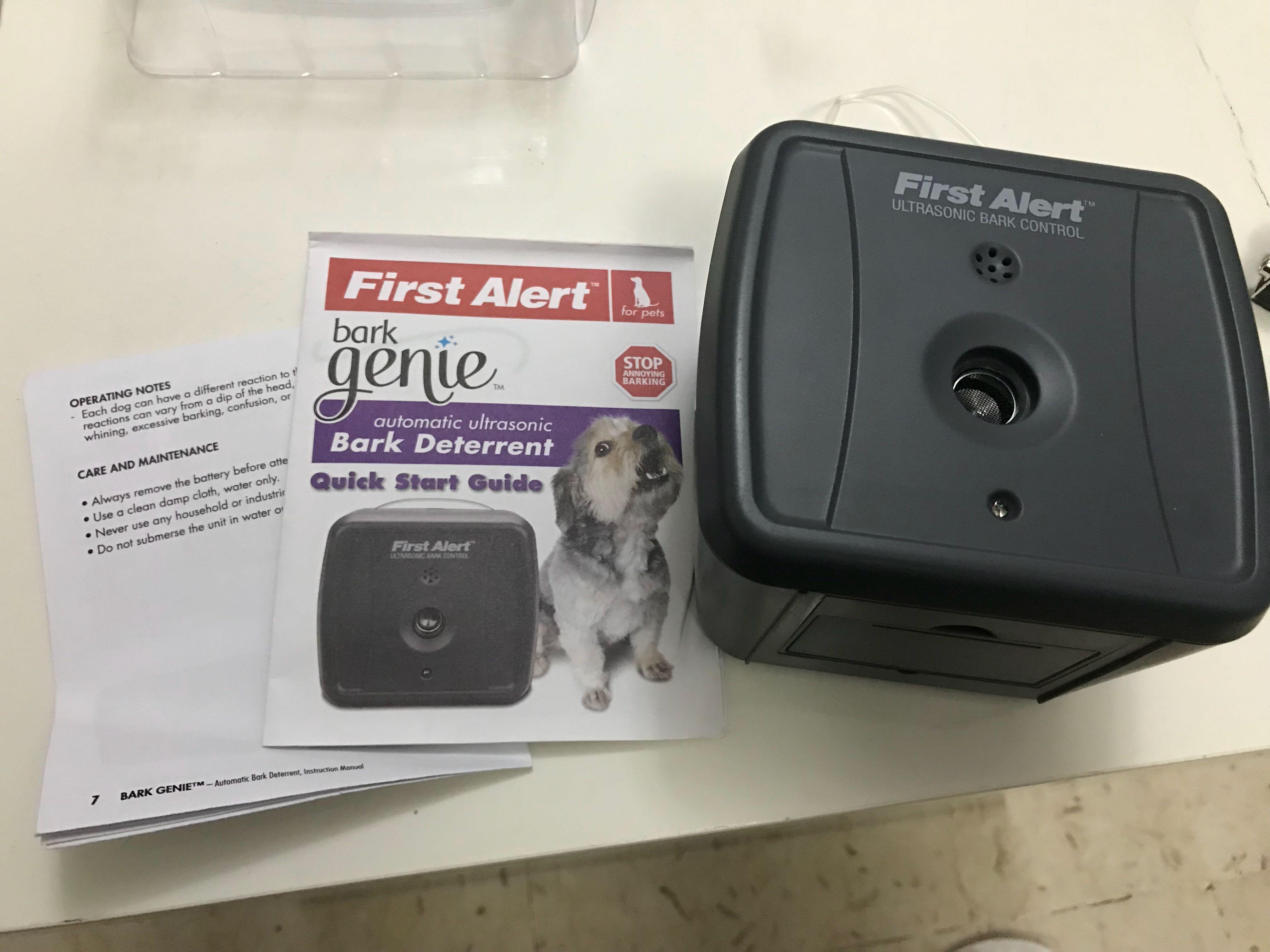 First alert dog bark store