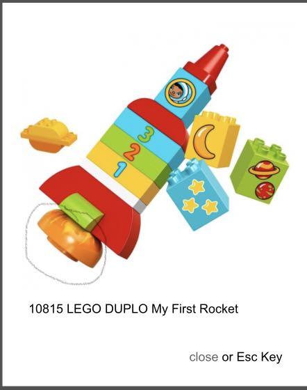 Duplo shop rocket set