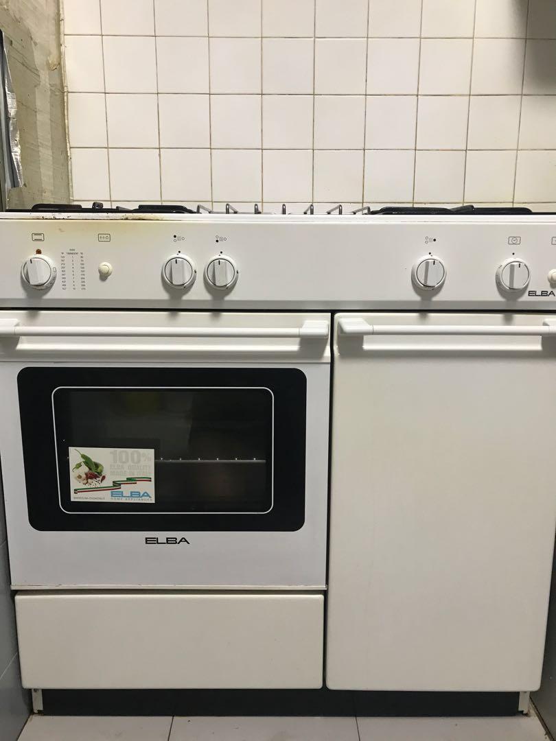 Elba Eec866wh Free Standing Cooker 37l Electric Oven Home Appliances Kitchenware On Carousell
