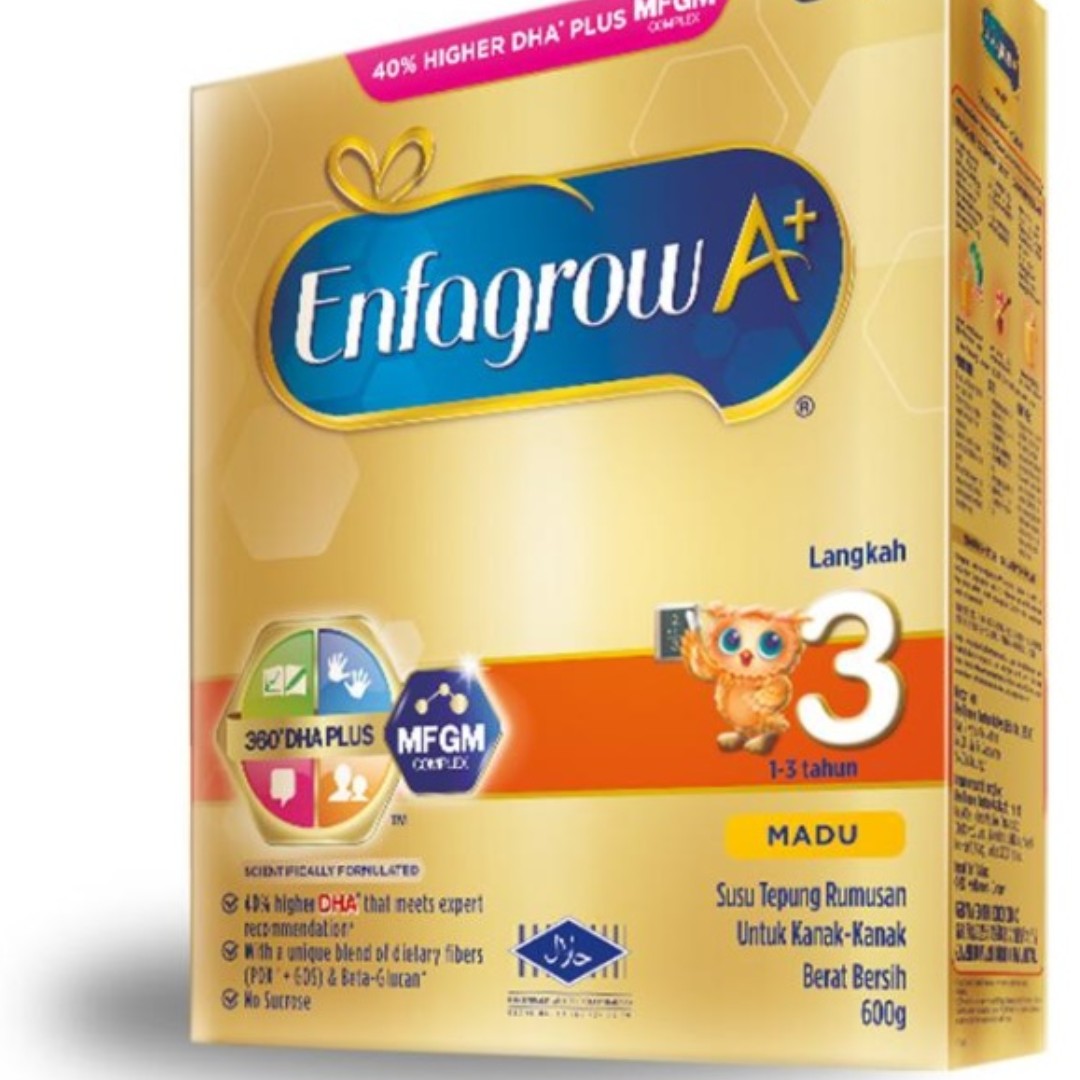 Enfagrow Step 3 Honey Madu 600 Gm Babies Kids Others On Carousell
