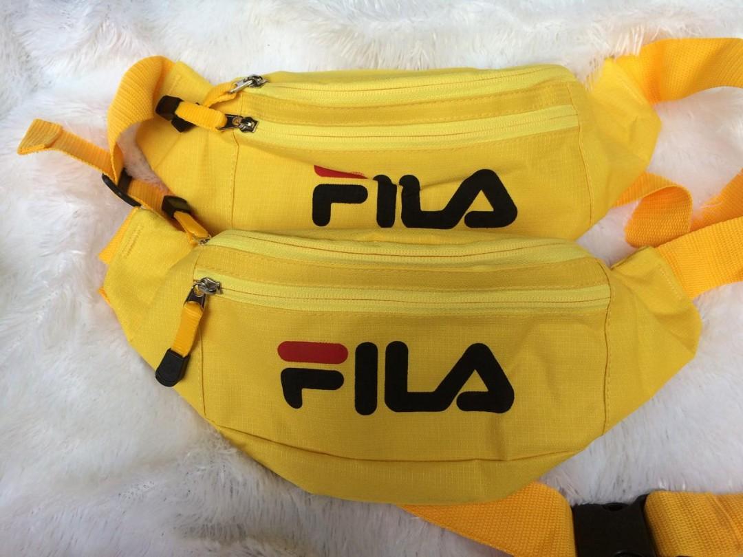 fila yellow fanny pack