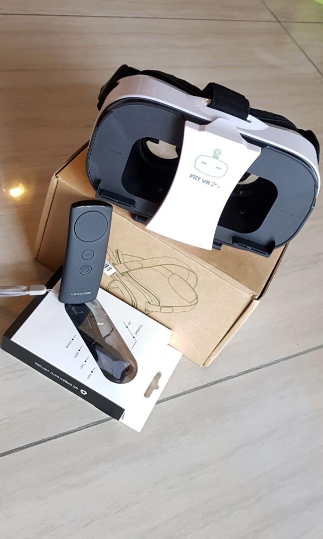 Fiit Vr 2s Virtual Reality Glasses 3d Virtoba S1 Daydream Bluetooth Controller Electronics Others On Carousell