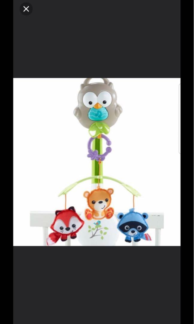 Fisher price cot musical mobile toy, Babies & Kids, Infant Playtime on