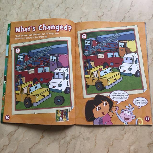For Blessing Dora The Explorer Stuck Truck Hobbies Toys Books Magazines Assessment Books On Carousell