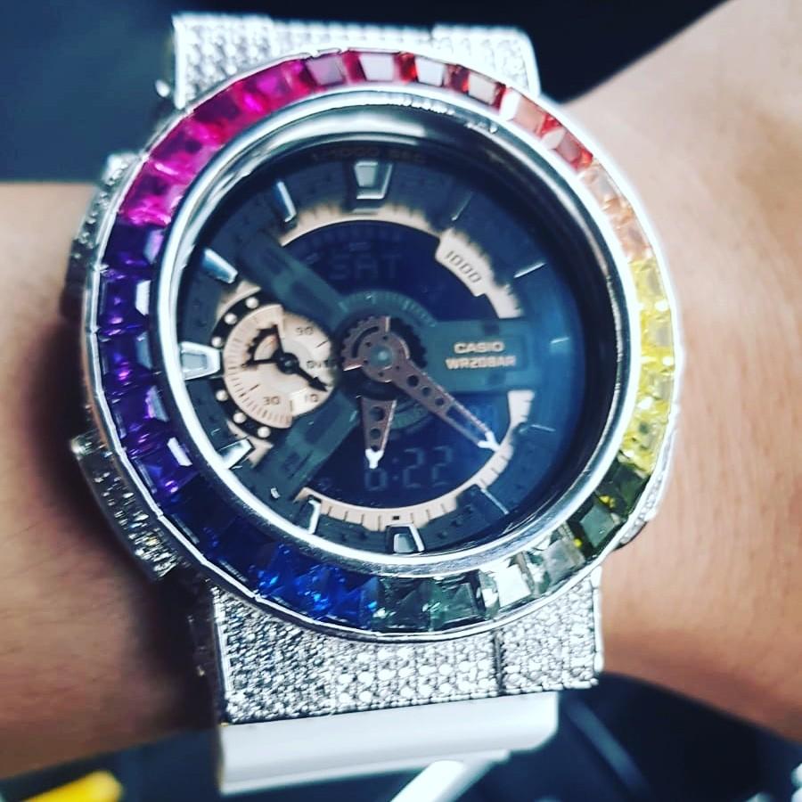 G shock online rainbow bezel