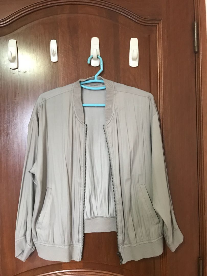 Chiffon bomber jacket hotsell