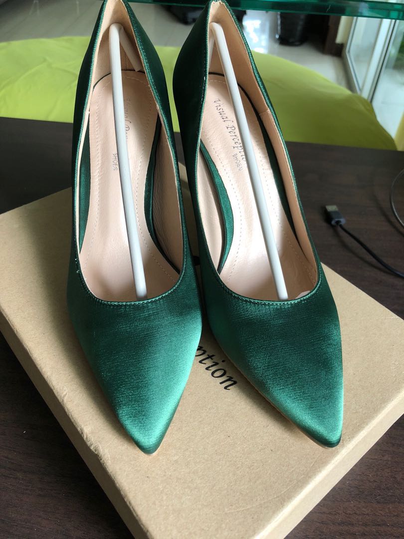 royal green heels