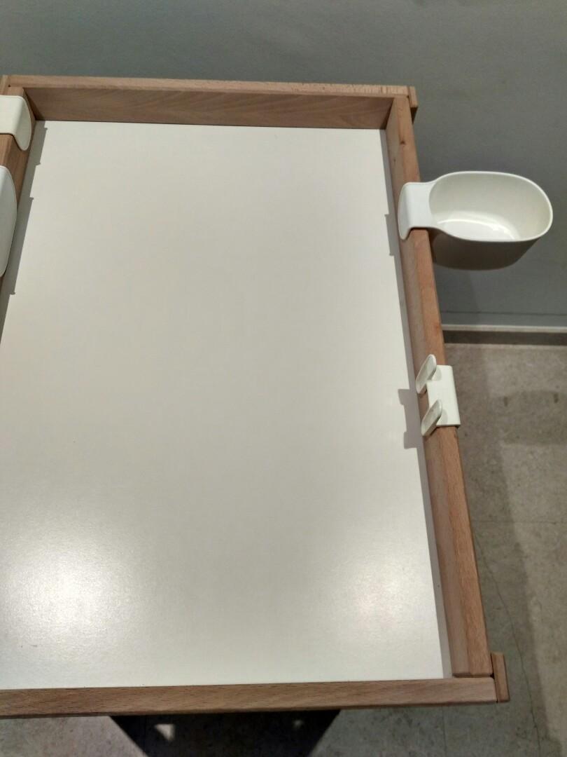 Ikea Changing Table with Accessories, Babies & Kids, Bathing & Changing