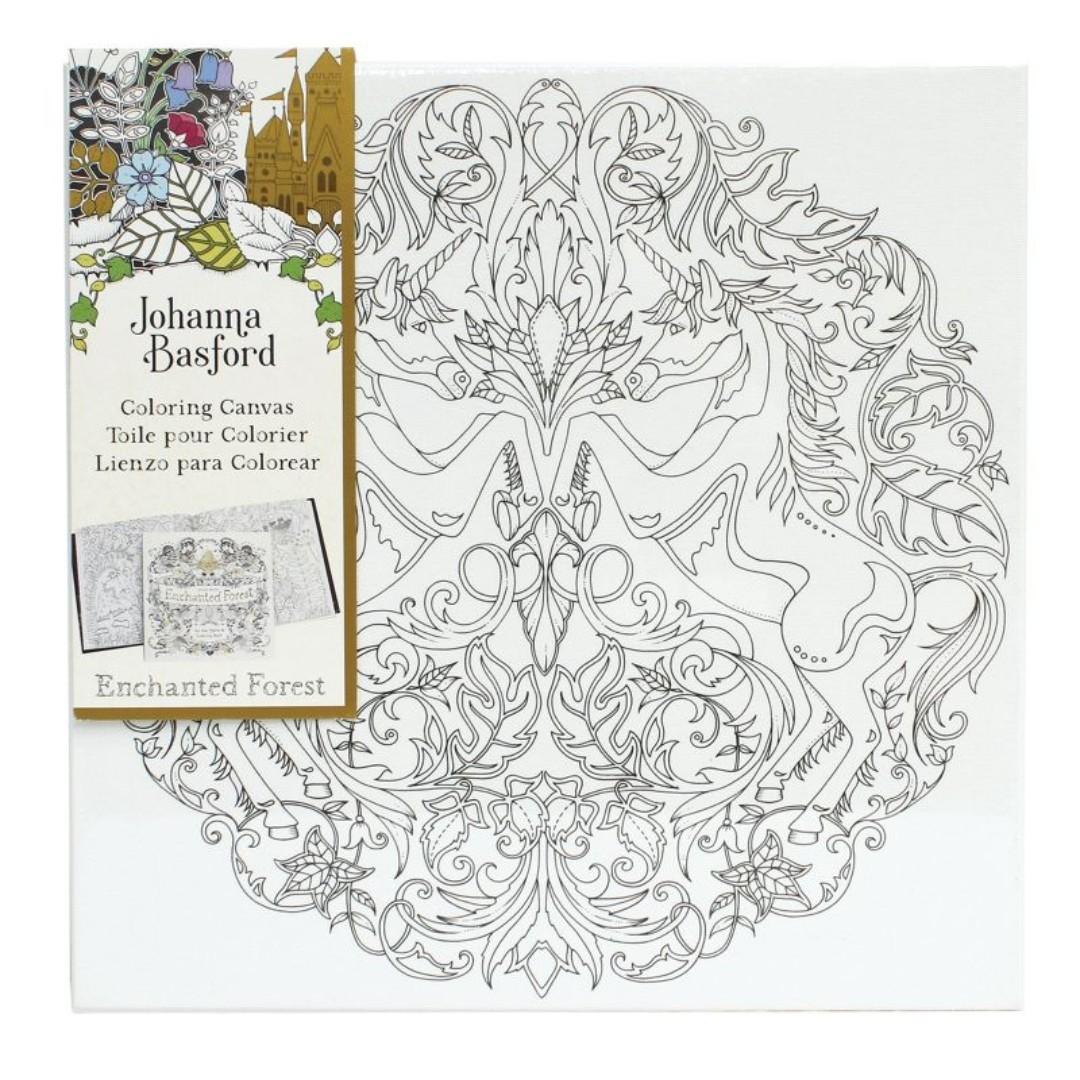Johanna Basford Colouring Canvas Secret Garden Canvas Painting
