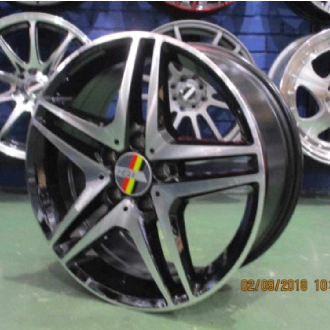 jual velg  ring  17  Black machine face For suzuki ertiga  HRV 