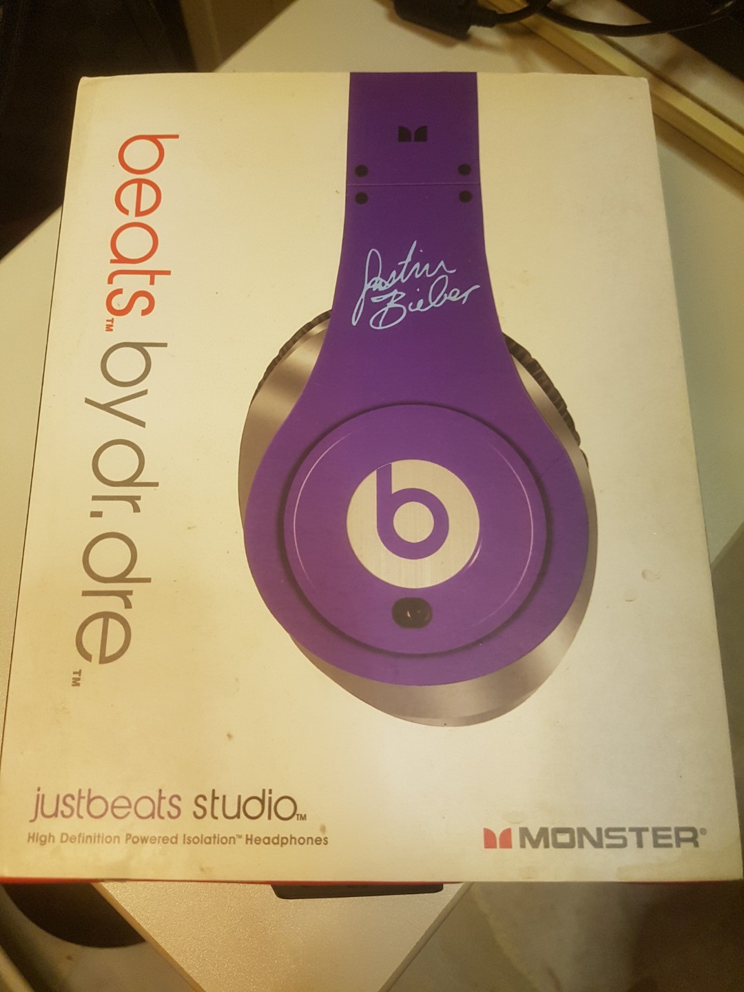 Justin by Dr Dre Monster Purple headphone/ear phones, Headphones & Headsets on