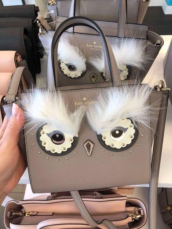 kate spade owl tote