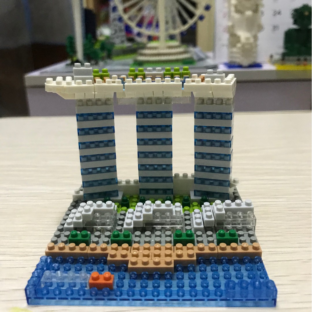 Nanoblock marina bay sands 2025