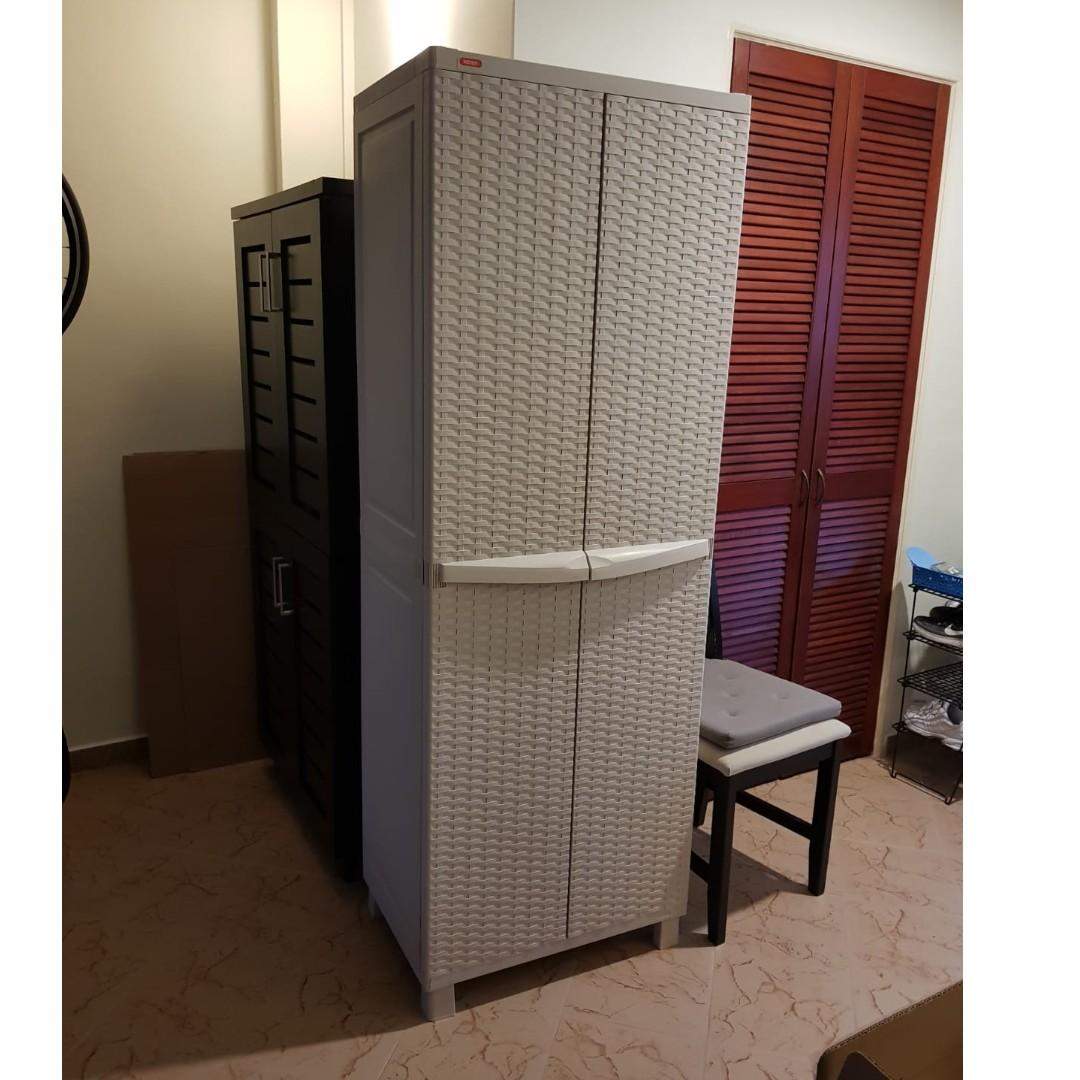 Keter Storage Cabinet 65cm X 45cm X 184cm Furniture Shelves