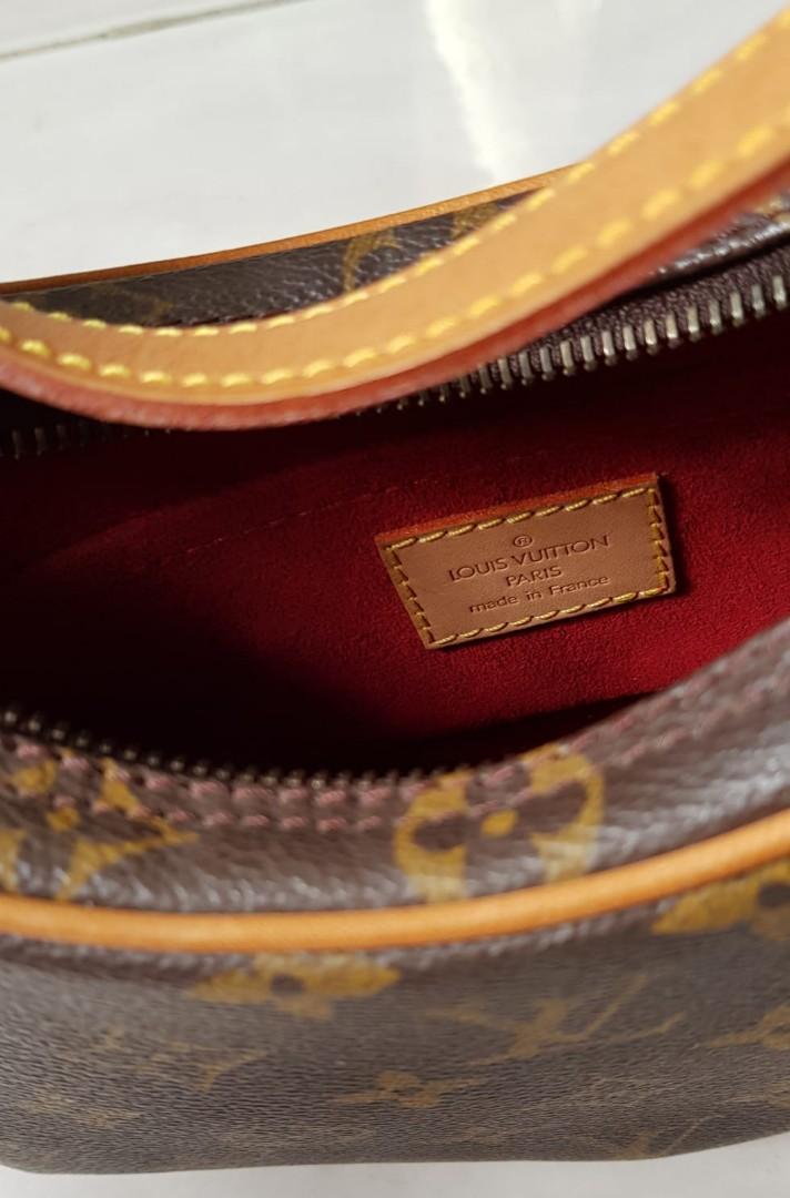 Louis Vuitton Monogram Brown Leather Kidney Bean Shoulder Bag, Women's ...