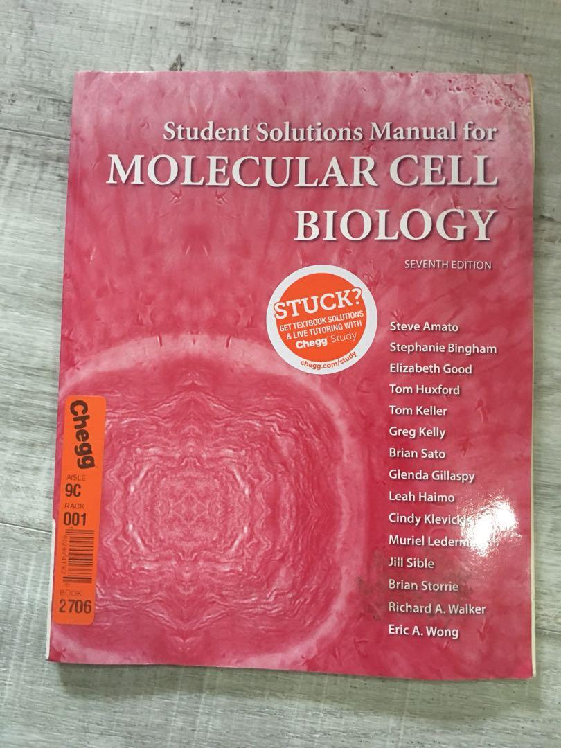 Lsm1106 Lsm2233 Student Solution Manual For Molecular Cell Biology Books Stationery Textbooks Tertiary On Carousell