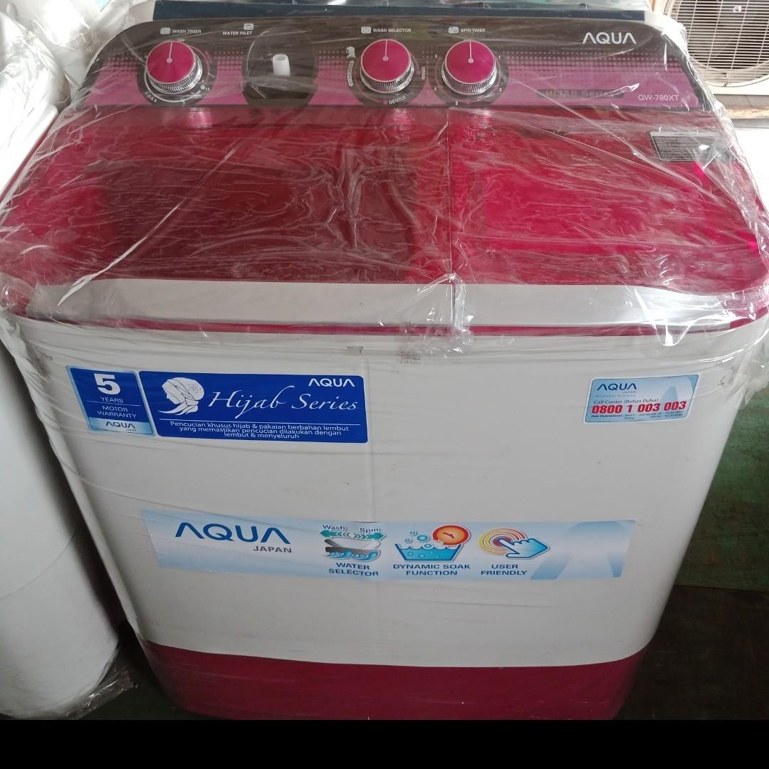 Mesin Cuci 2 Tabung Merek Aqua Elektronik Lainnya Di Carousell