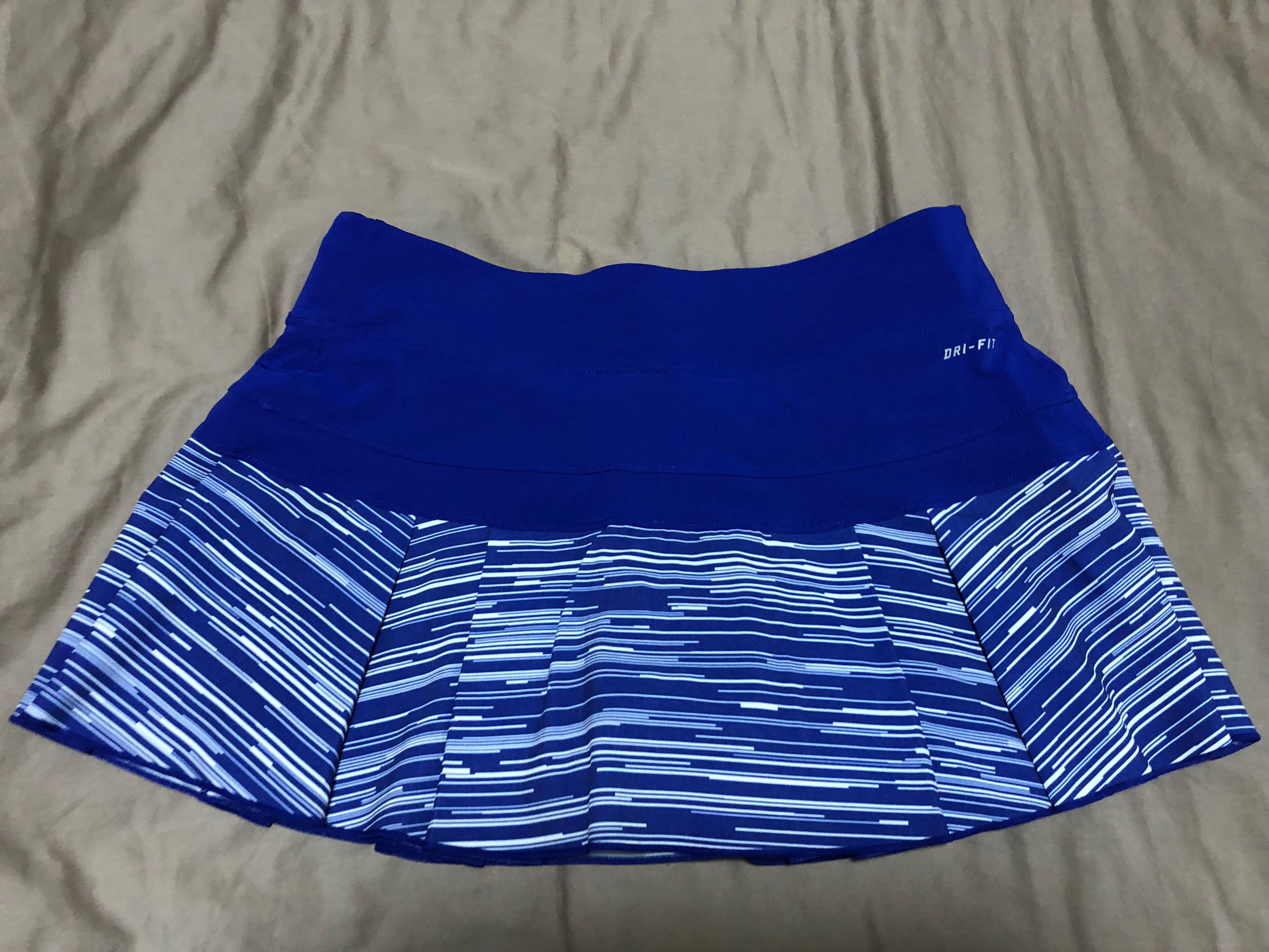 nike tennis skirt blue