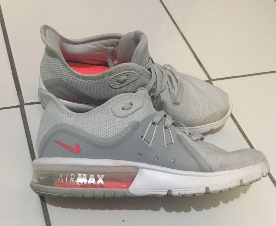 Nike Running Air Max Sequent 3 Sepatu Lari Wanita Nike Murah Size 39 Fesyen Wanita Sepatu Di Carousell