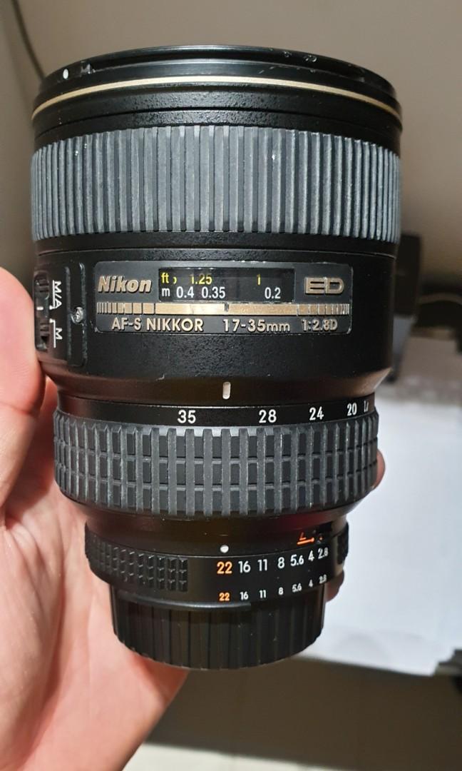 Nikon 17 35mm Afs 2 8 Af Not Working Photography Lenses On Carousell