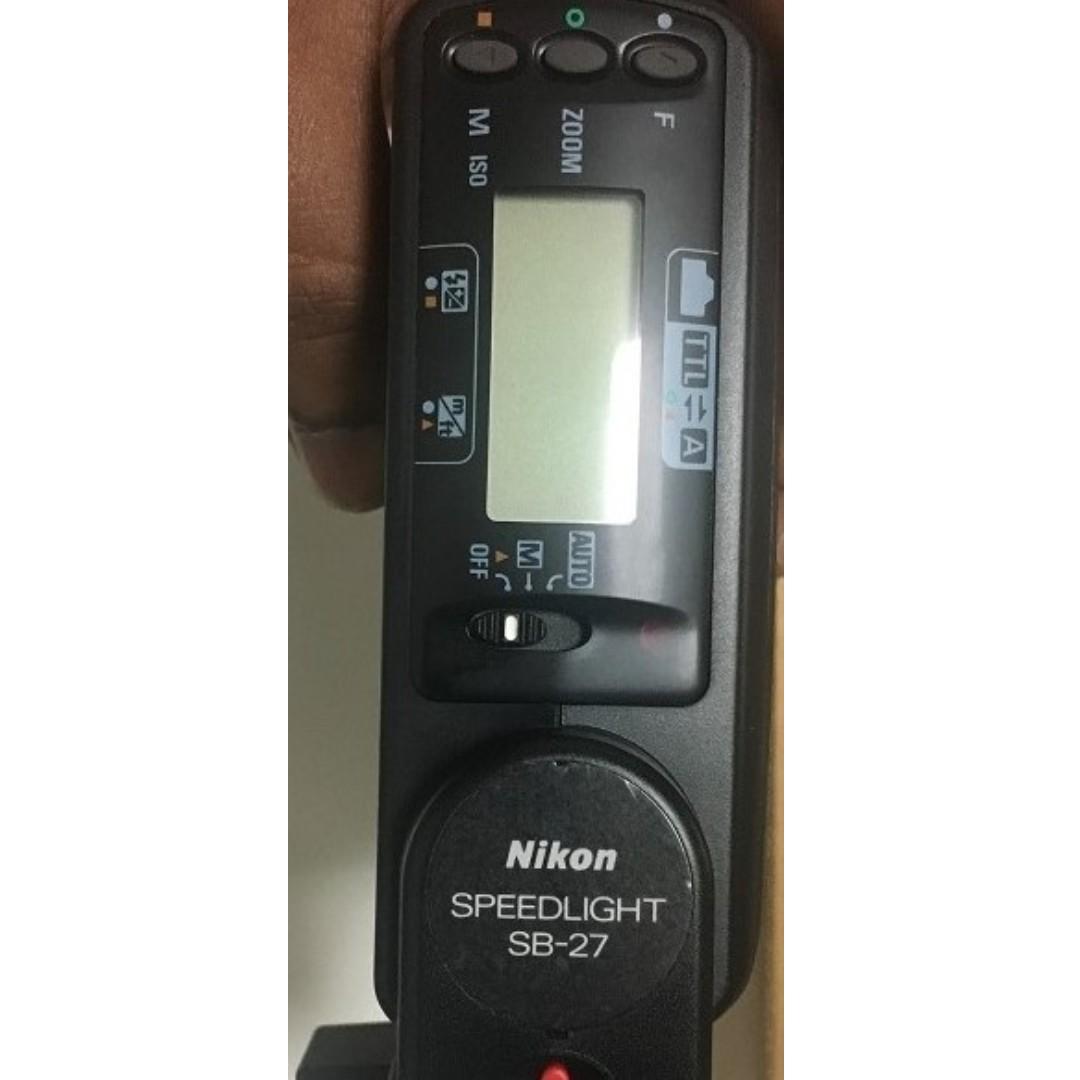 Nikon Sb 27 Photography Camera Accessories Others On Carousell