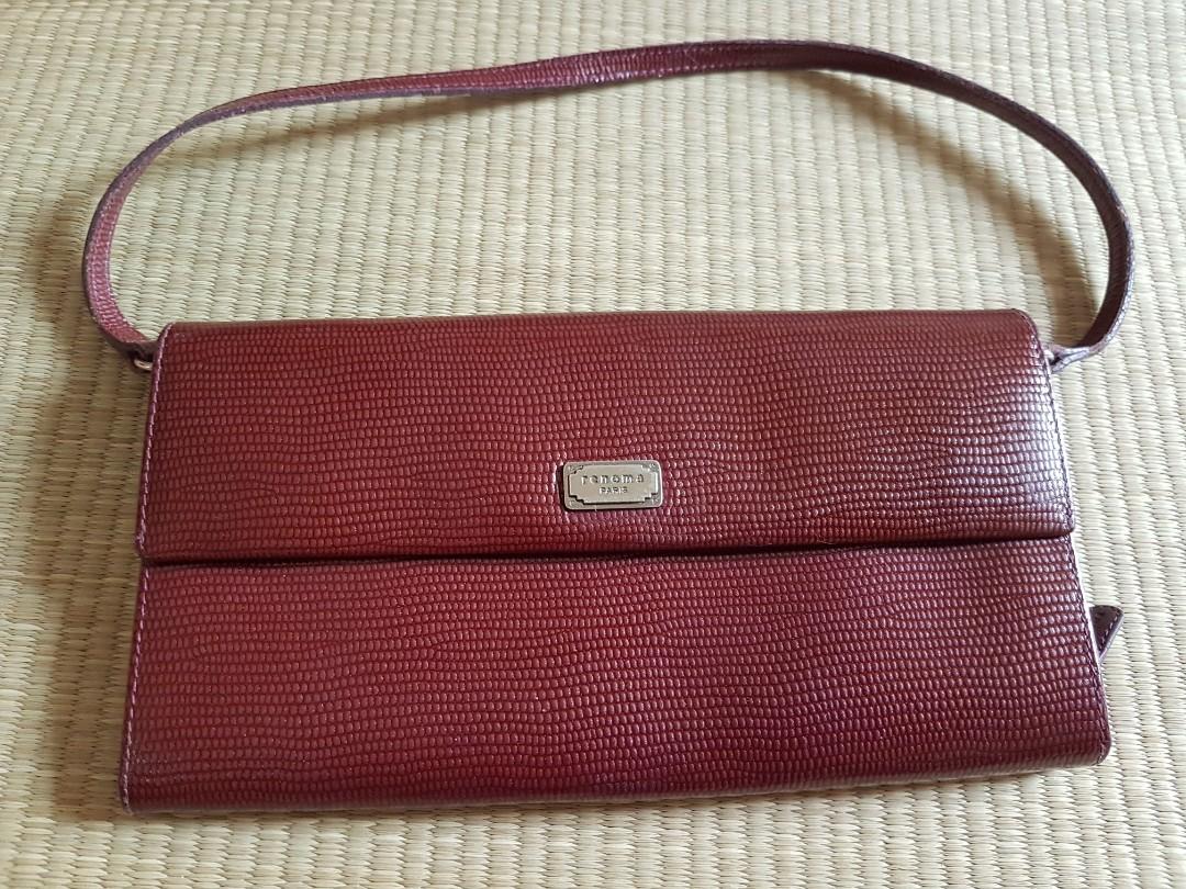 Original Leather 2 in 1 Wallet + Sling Bag, Luxury, Bags & Wallets on