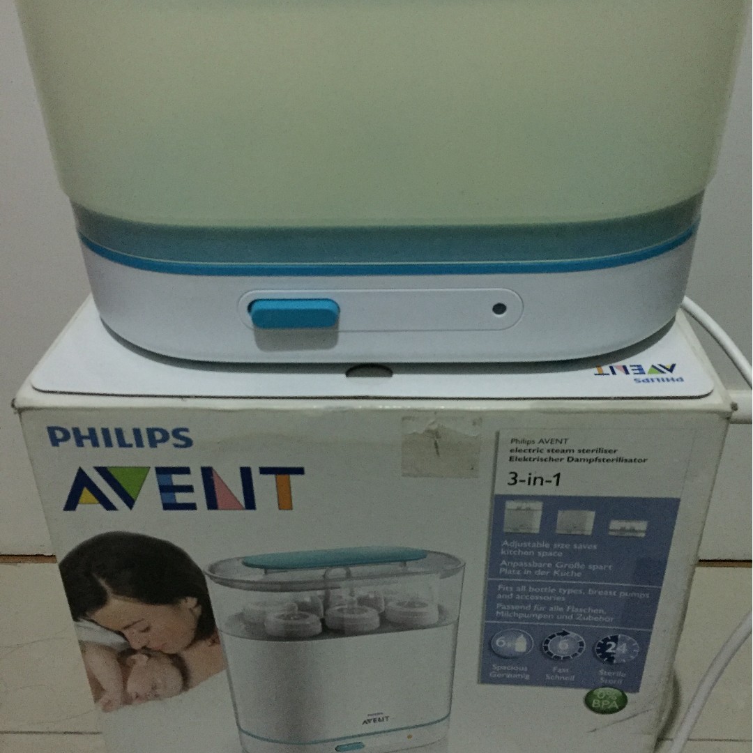 philip avent 3 in 1 electric steam sterilizer