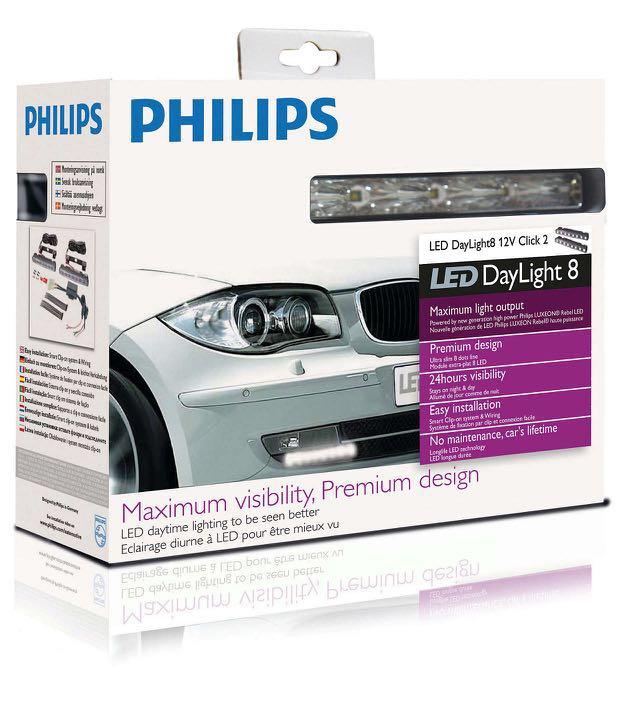 Philips Led Daylight 8 Drl 124w Car Accessories Accessories On Carousell