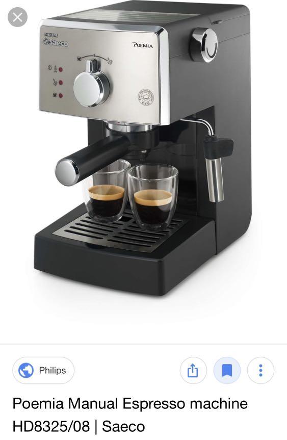 Philips Saeco HD8325 TV Home Appliances Kitchen Appliances Coffee Machines Makers on Carousell
