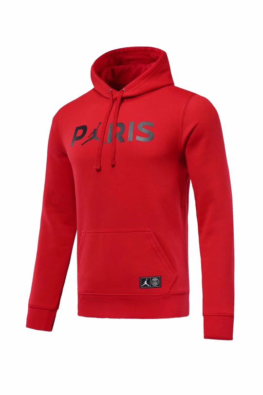 PSG Jordan Red hoodie!!, Men's Fashion 
