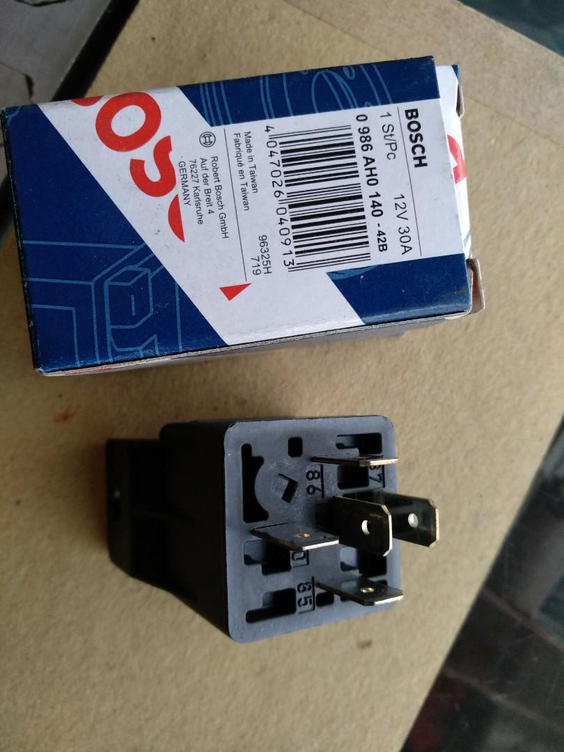Relay Kaki 5 12v Bosch Mobil Motor Mobil Untuk Dijual Di Carousell