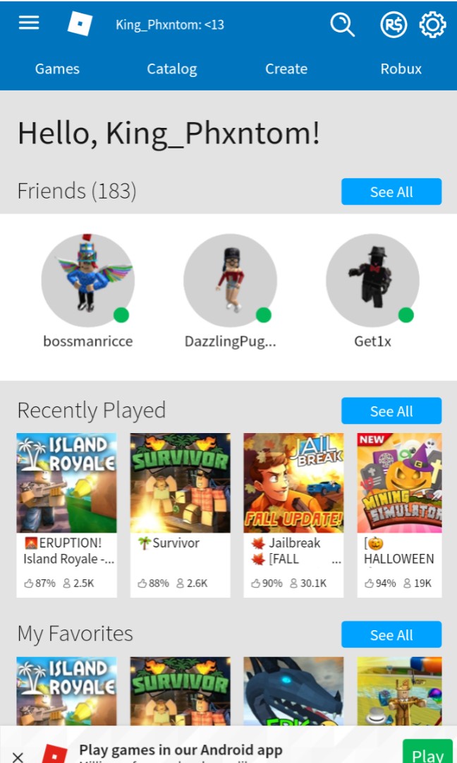 Roblox Account Rich Toys Games Video Gaming In Game Products On Carousell