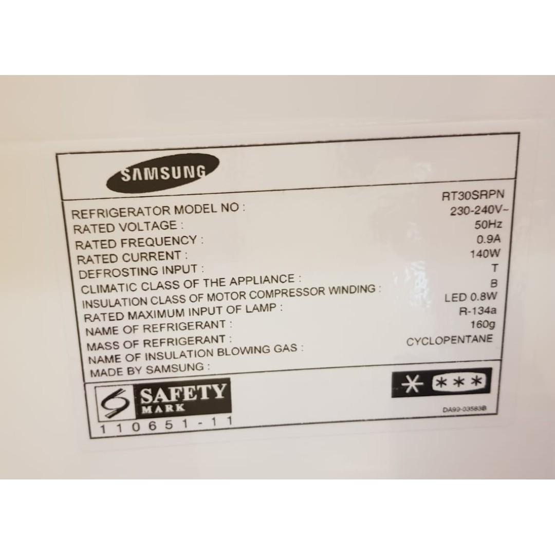 Samsung Fridge Model No. RT30SPRN, TV & Home Appliances, Kitchen