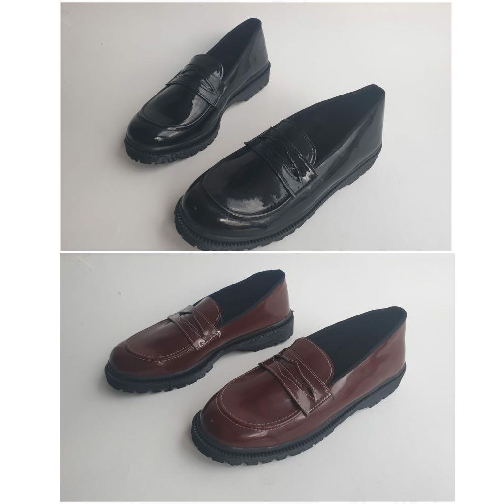 Sepatu Pantofel Kerja Wanita Murah Flatshoes Kerja Resmi Sepatu Loafers Lucu Sepatu Kuliah Gaya Olshop Fashion Olshop Wanita Di Carousell