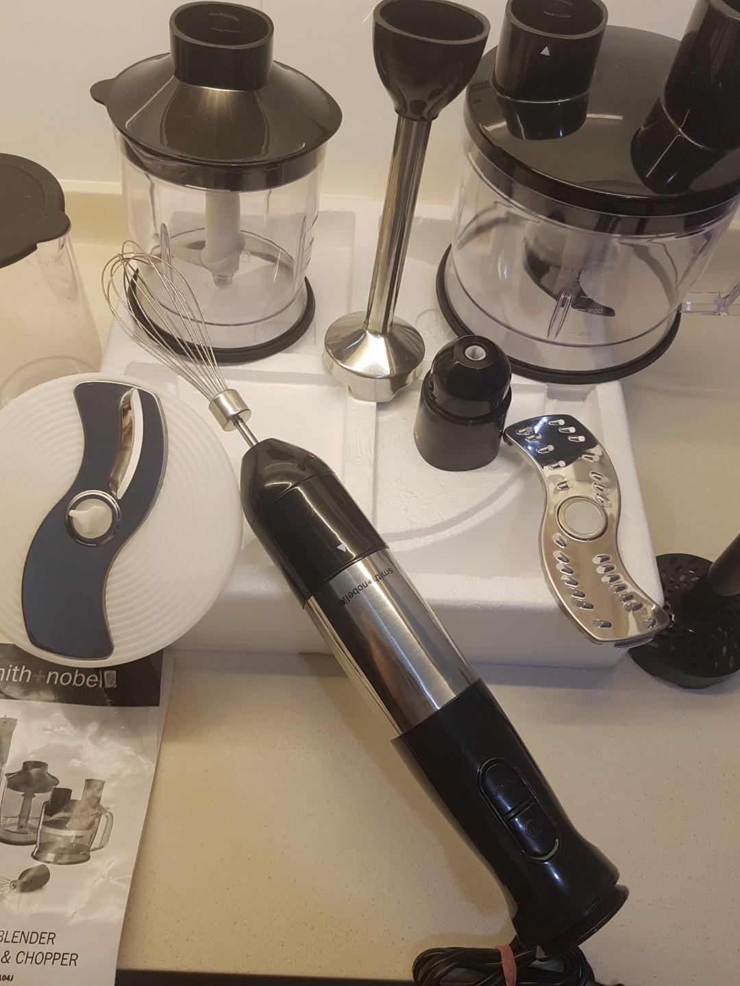 Smith + Nobel 800W Hand Blender with Processor & Chopper > From