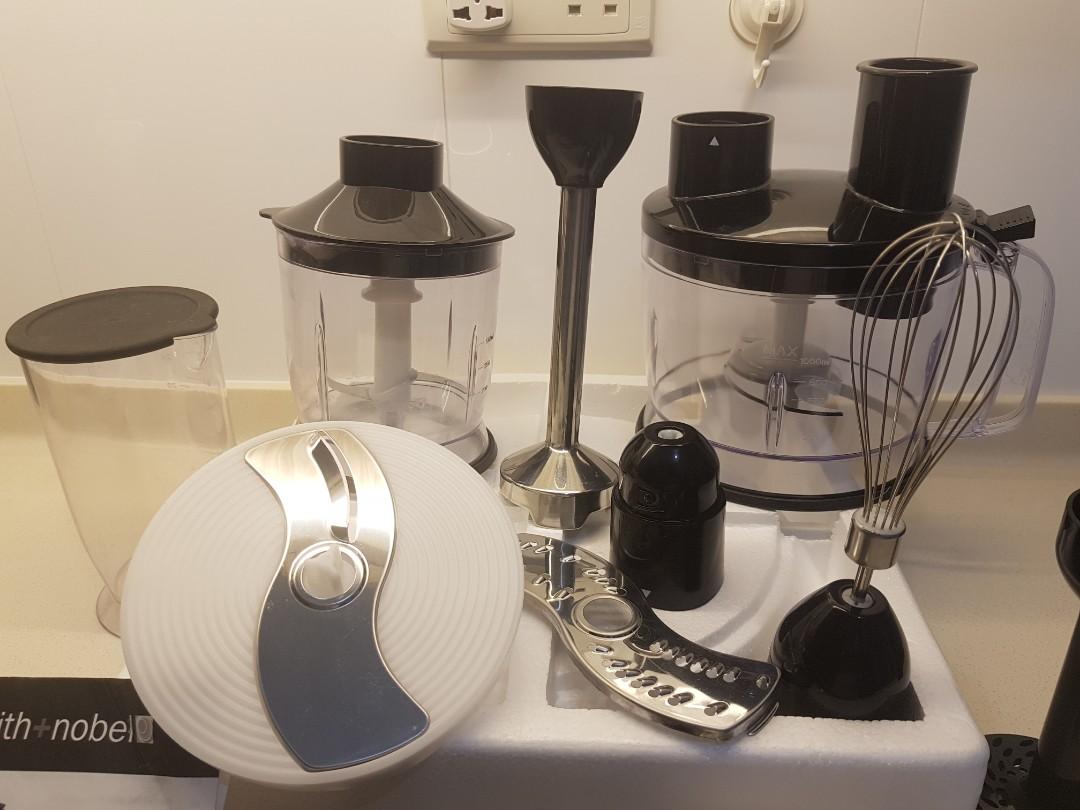 Smith + Nobel 800W Hand Blender with Processor & Chopper > From