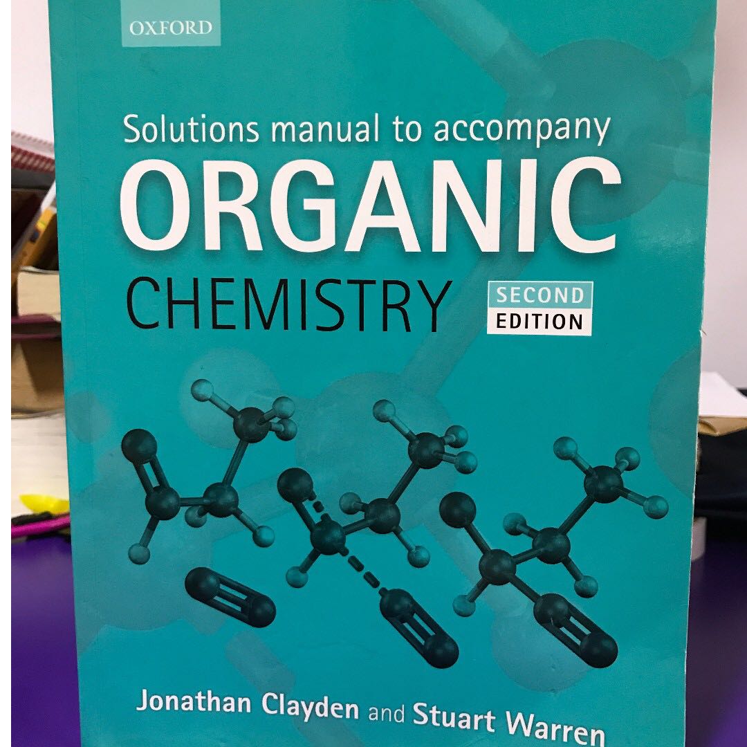 Solutions Manual to Accompany Organic Chemistry 2nd Ed, Books & Stationery,  Textbooks, Tertiary on Carousell