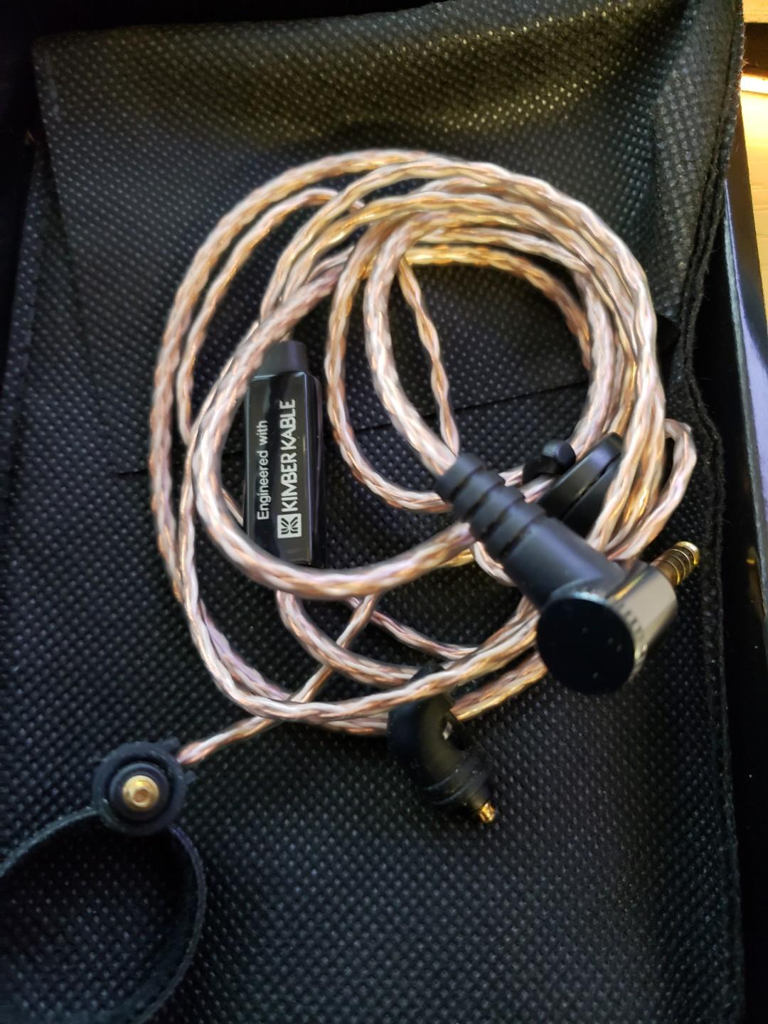 Sony Kimber Kable 4.4MM to MMCX cable, 音響器材, 可攜式音響設備 Carousell