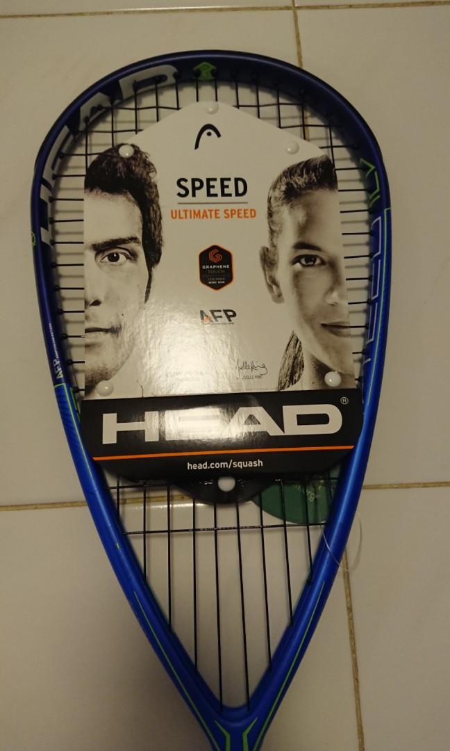 Squash racket 壁球拍Head Graphene Touch Speed , 運動產 ...